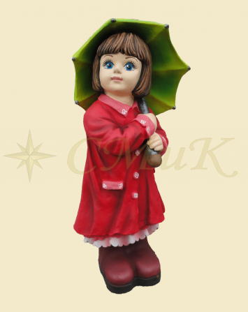 Фигурка девочка с зонтиком
